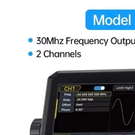 Dual Channel Arbitrary Waveform Function Generator 60Mhz - TSG6020 เครื่องกำเนิดสัญญาณฟังก์ชันสองช่องสัญญาณ 60MHz ความเร็ว 200MSa/s พร้อมฟังก์ชันสร้างรูปคลื่นตามต้องการ