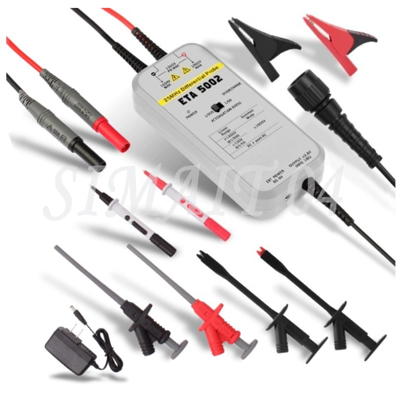 หัววัดสัญญาณไฟฟ้าแรงสูงสำหรับอ - High Voltage Differential Probe 100Mhz 1300V บทวิจารณ์และราคา