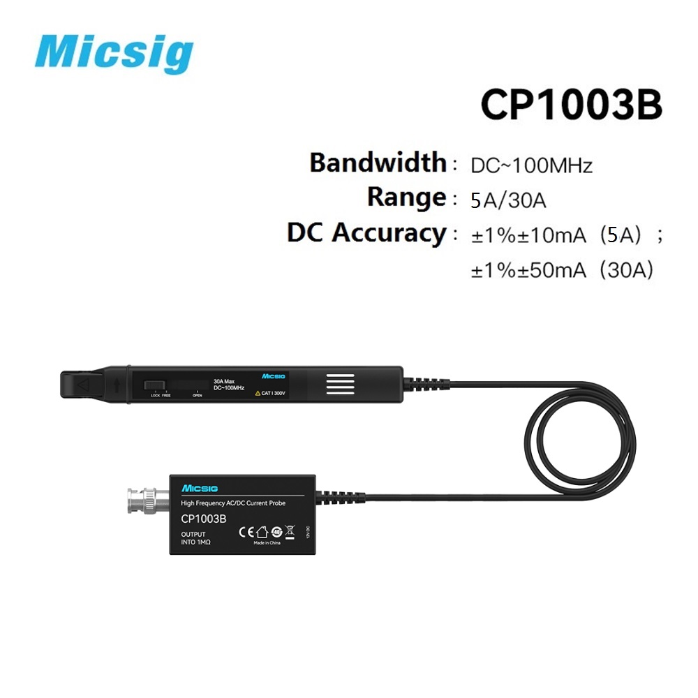 หัววัดกระแสไฟฟ้า Micsig รุ่น C - Current Probe Ac Dc 50Mhz Oscilloscope บทวิจารณ์และราคา
