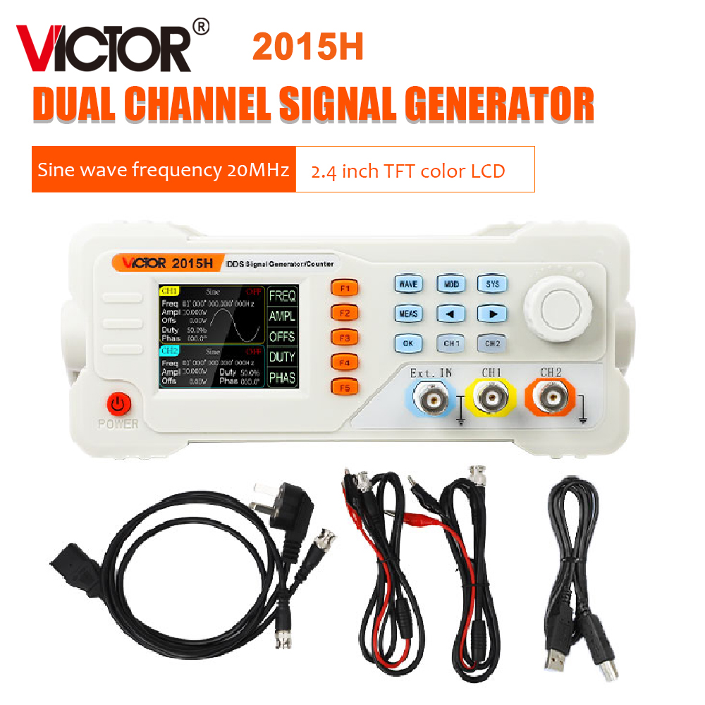 RuoShui 2015H 2040H 2060H เครื - Dual Channel Arbitrary Waveform Function Generator 60Mhz บทวิจารณ์และราคา